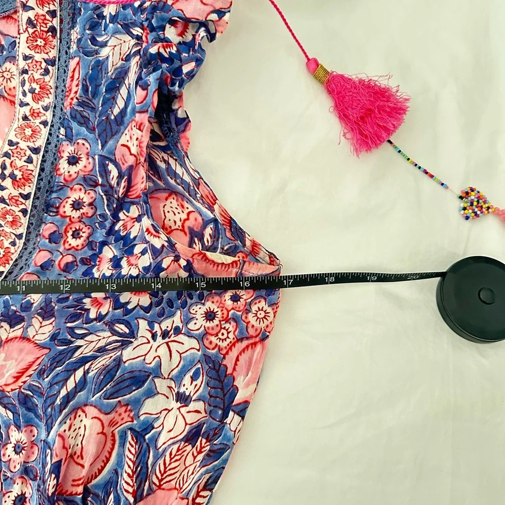 Alicia Bell silk cotton Annabelle Midi Dress- Cotton size XS - Picture 10 of 12